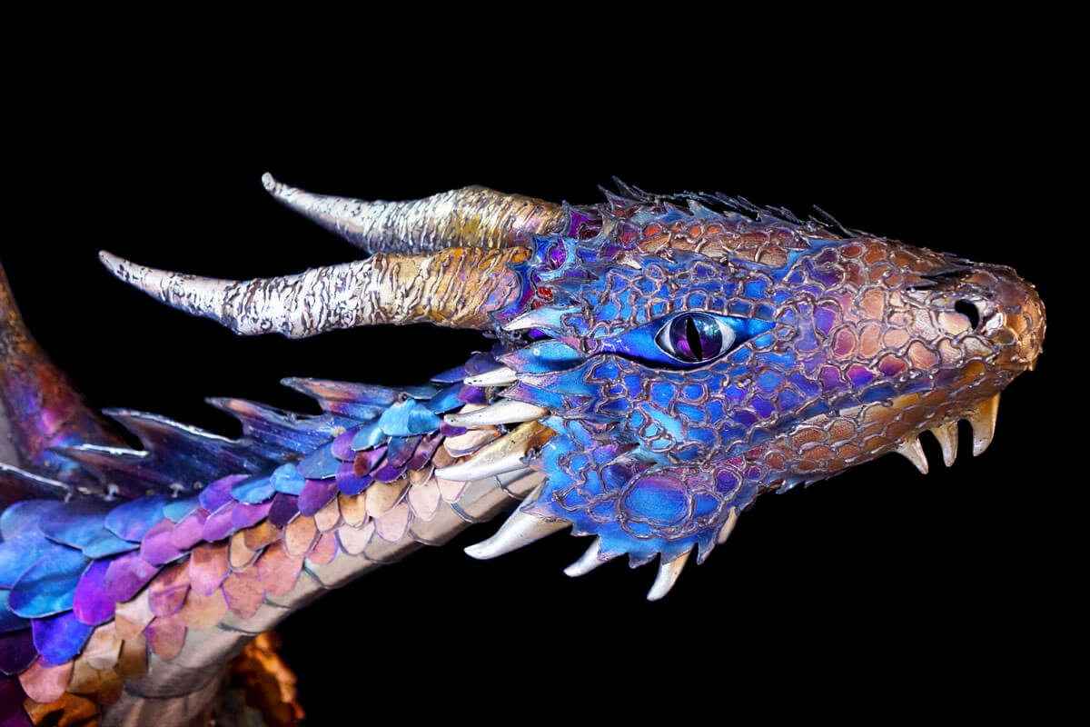 Metal Sculpture Dragon